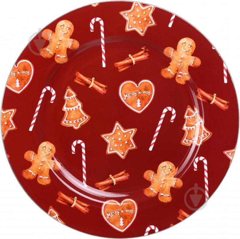 Блюдо сервірувальне Excellent Houseware Christmas 33x1,5 см в асортименті - фото 1 Блюдо сервірувальне Excellent Houseware Christmas 33x1,5 см в асортименті - фото 1