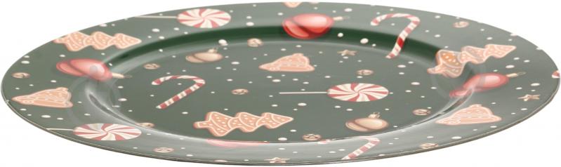 Блюдо сервірувальне Excellent Houseware Christmas 33x1,5 см в асортименті - фото 3 Блюдо сервірувальне Excellent Houseware Christmas 33x1,5 см в асортименті - фото 3