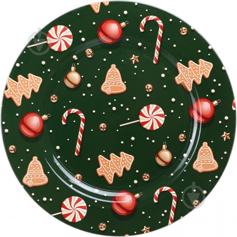 Блюдо сервірувальне Excellent Houseware Christmas 33x1,5 см в асортименті - фото 2 Блюдо сервірувальне Excellent Houseware Christmas 33x1,5 см в асортименті - фото 2