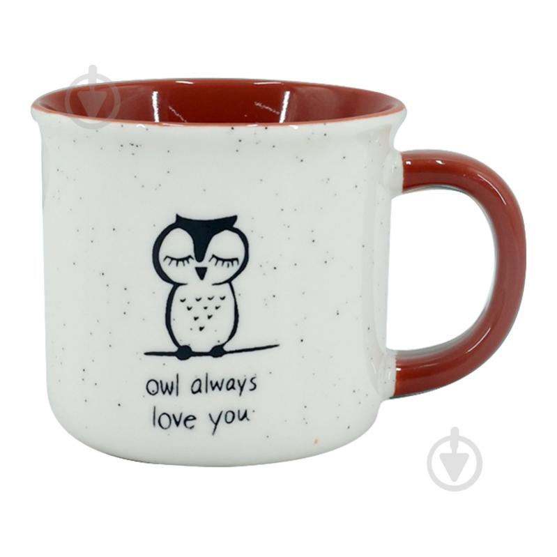 Чашка Sant Valentines Owl Red 310 мл - фото 1