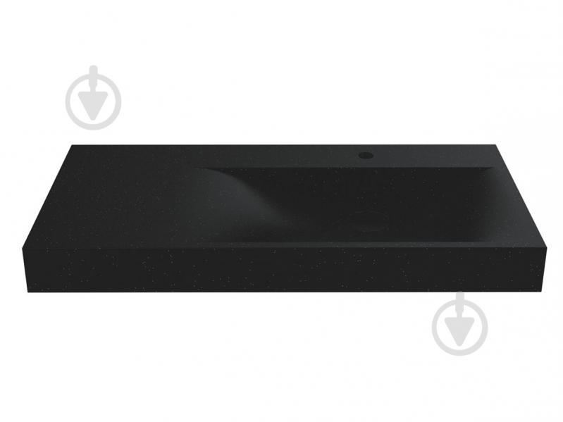 Умывальник Miraggio VIOLA 1000 R MIRASTONE BLACK SHINE - фото 2