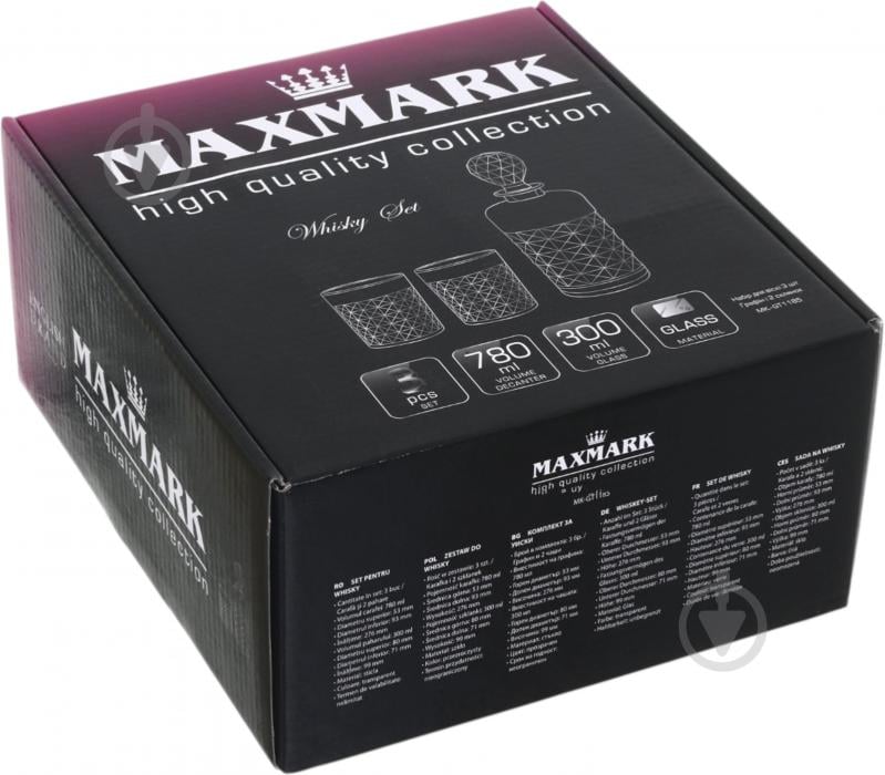 Набор для виски Maxmark Classic (графин и 2 стакана) - фото 4 Набор для виски Maxmark Classic (графин и 2 стакана) - фото 4