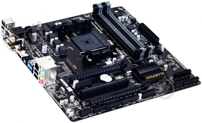 Материнська плата Gigabyte GA-F2A78M-D3H (Socket FM2+, AMD A78, mirco ATX) - фото 2