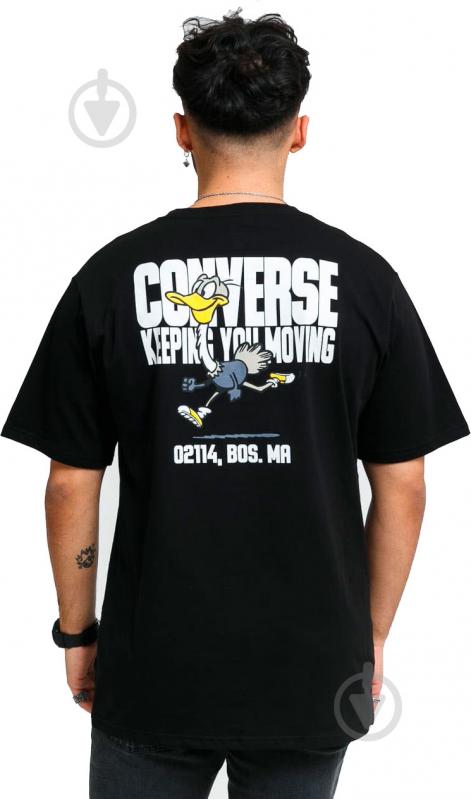 Футболка Converse Keep Moving Short Sleeve Tee 10021124-A01 р.XL чорний - фото 2