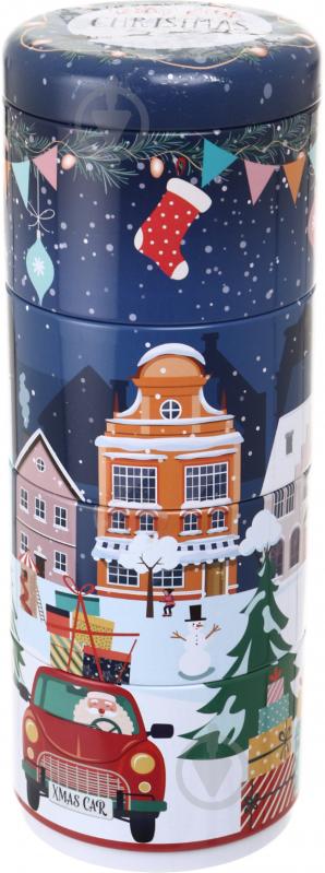 Емкость Excellent Houseware для сладостей 4-х секционная Winter city, 22,5x8,5 см в ассортименте - фото 1 Емкость Excellent Houseware для сладостей 4-х секционная Winter city, 22,5x8,5 см в ассортименте - фото 1