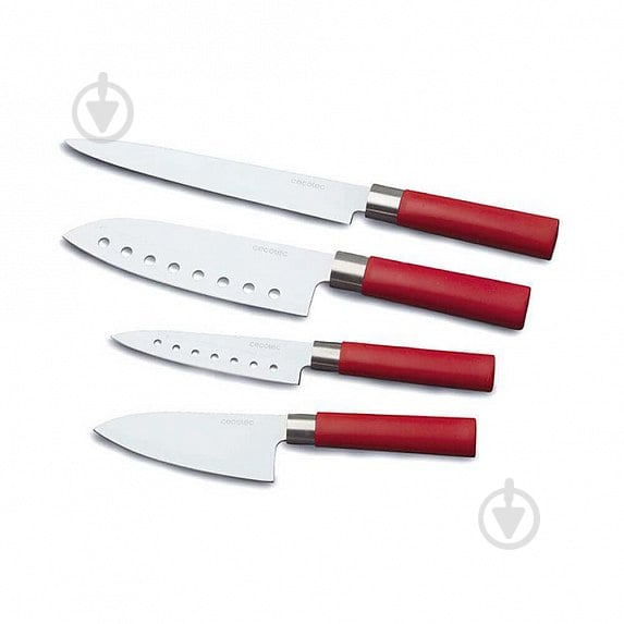 Набір ножів 4 Santoku Ceramic-Coated Kit CECOTEC - фото 1