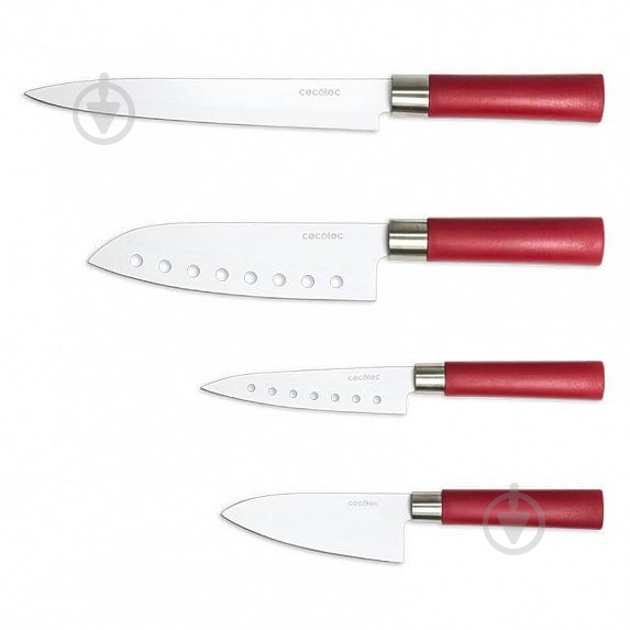 Набір ножів 4 Santoku Ceramic-Coated Kit CECOTEC - фото 5