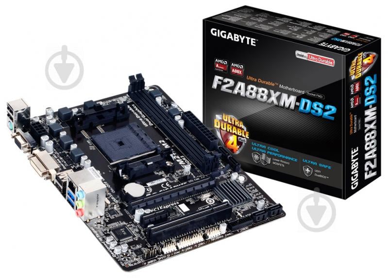 Материнская плата Gigabyte GA-F2A88XM-DS2 (Socket FM2+, AMD A88X, mirco ATX) - фото 6