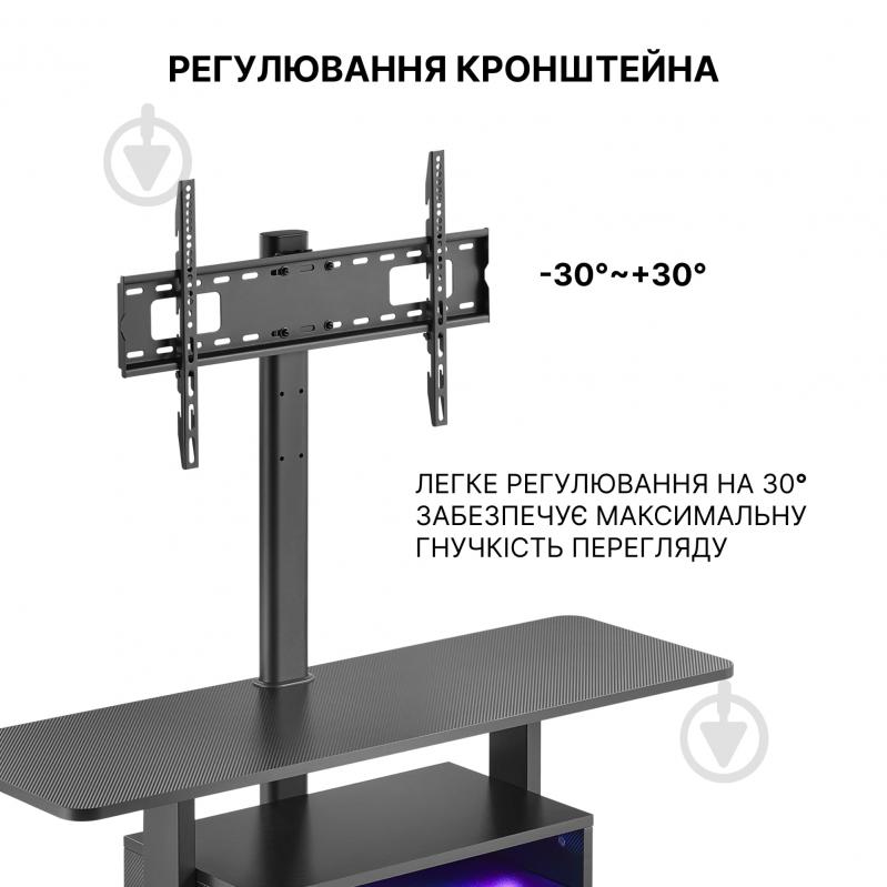 Тумба под ТВ OfficePro 400x1297x1200 мм черный (TVS635) - фото 13