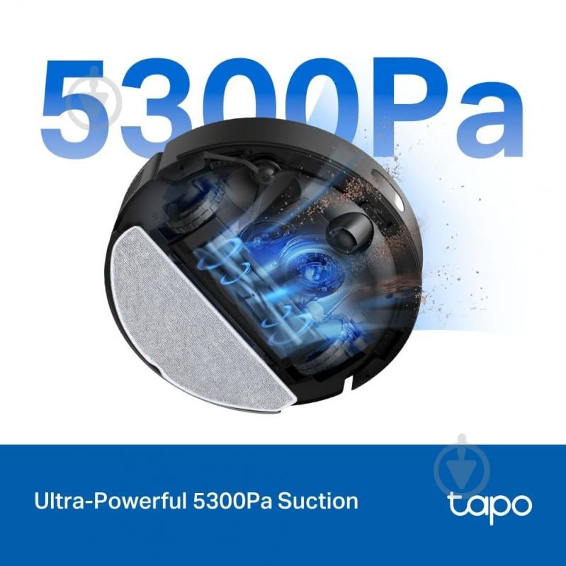 Робот-пылесос TP-Link Tapo RV30 Max black - фото 5