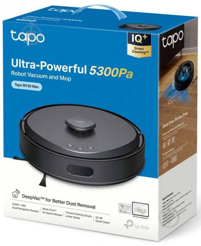 Робот-пылесос TP-Link Tapo RV30 Max black - фото 4