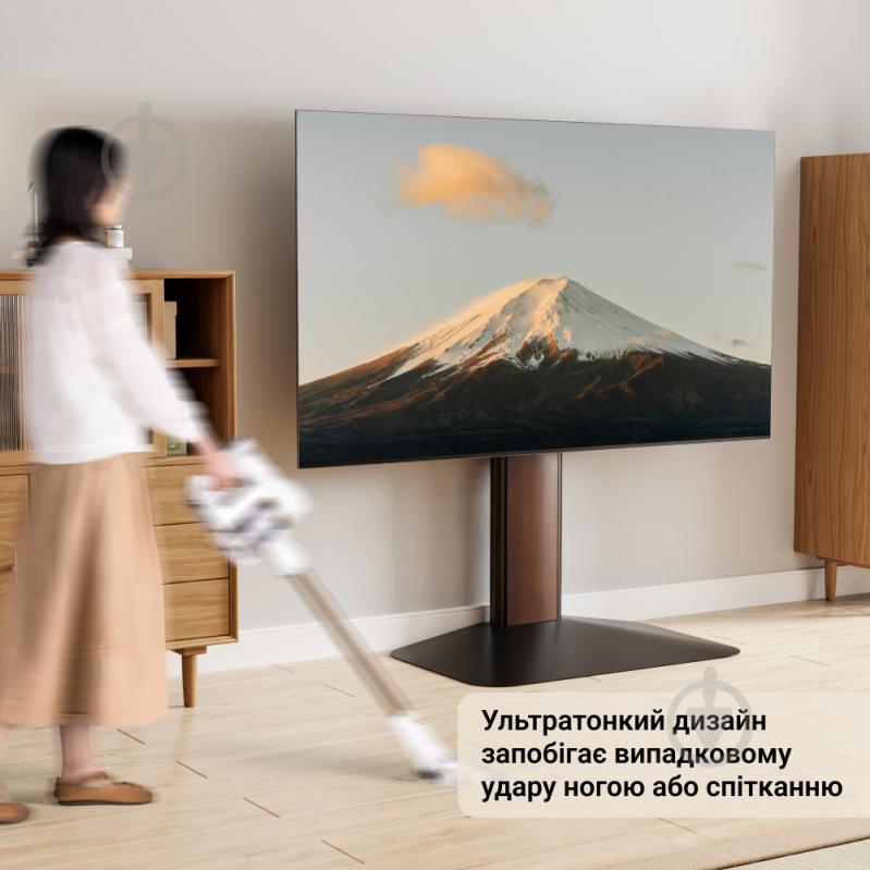 Тумба під ТВ OfficePro 515x1250x865 мм чорний (TVS433) - фото 8