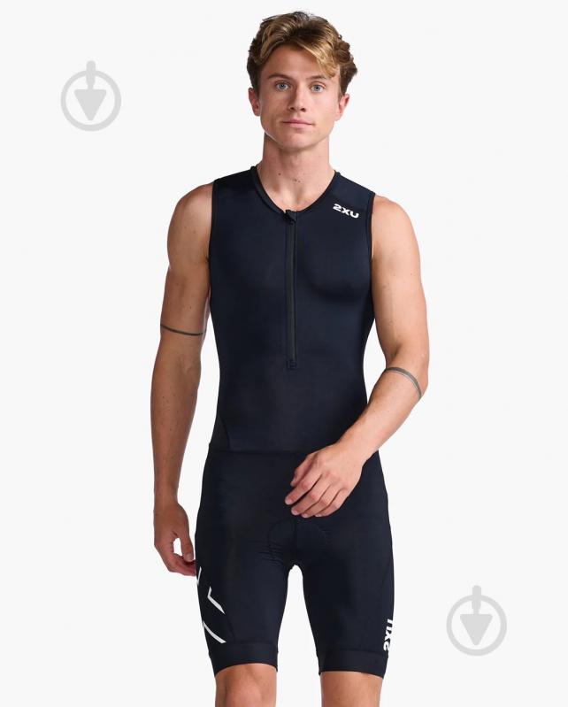 Спортивний костюм Core Trisuit MT6437d_BLK/WHT р.XL чорний - фото 1