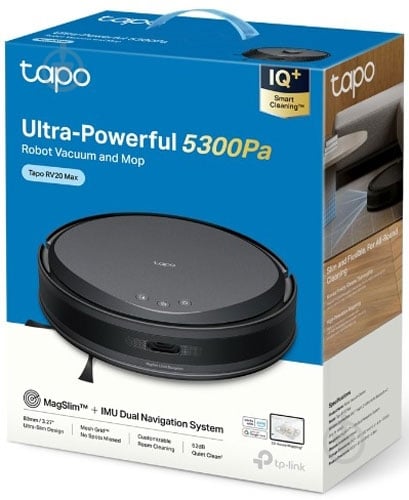 Робот-пылесос TP-Link TAPO RV20 MAX black - фото 5
