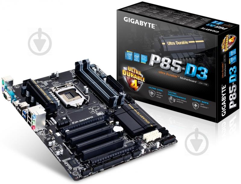 Материнська плата Gigabyte GA-P85-D3 (Socket 1150, Intel B85, ATX) - фото 4