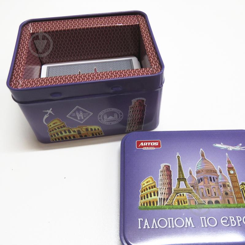 Гра карткова ARTOS GAMES Галопом по Європах (карткова версія) - фото 2