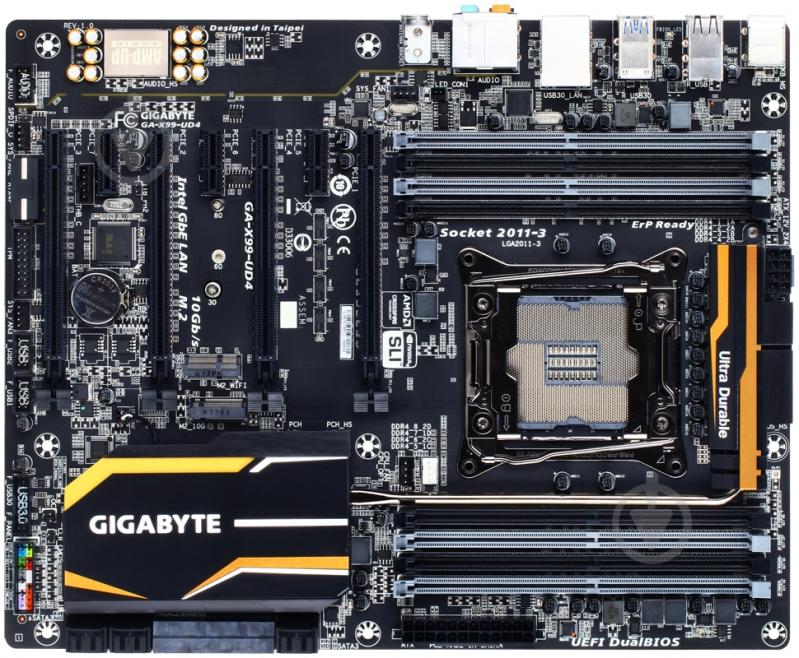 Материнская плата Gigabyte GA-X99-UD4 (Socket 2011-3, Intel X99, ATX) - фото 1