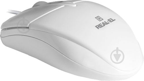 Мышь REAL-EL RM-211 USB white - фото 3