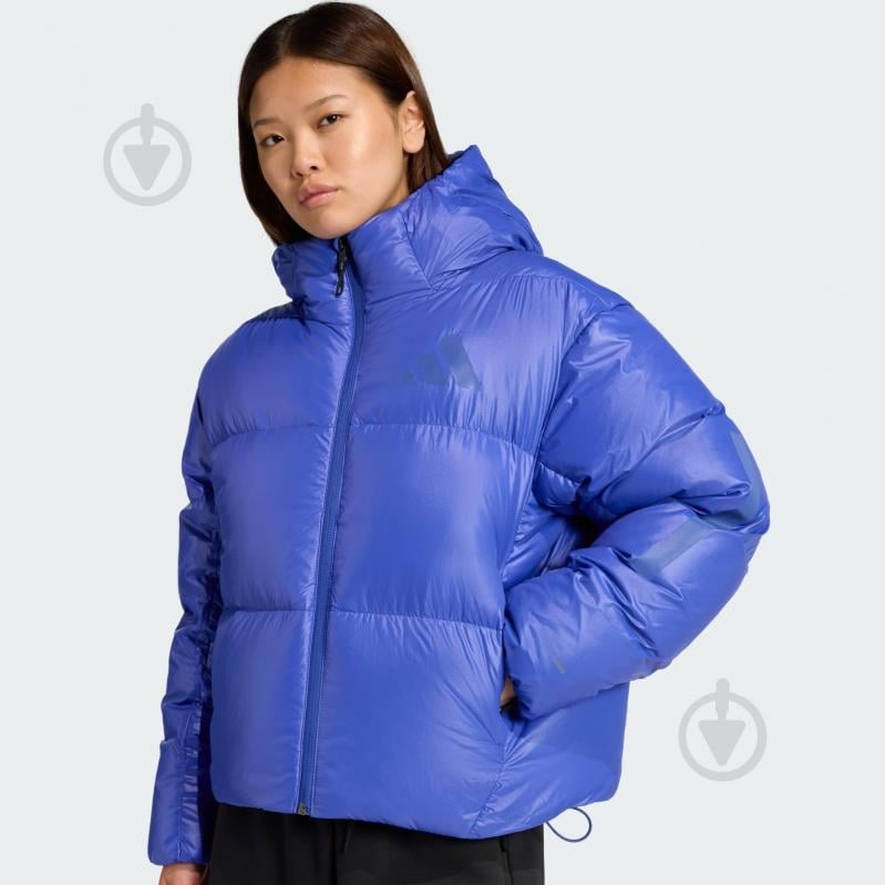 Пуховик жіночий зимовий Adidas W Z.N.E. Puffer JW1517 р.M синій - фото 3