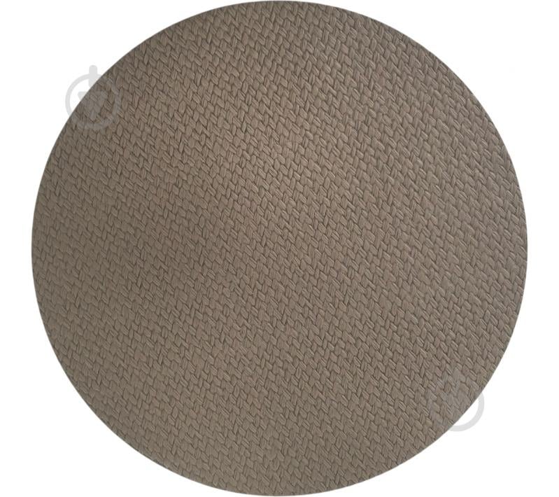 Коврик для сервировки Fiora круглый двусторонний 38 см коричневый полиуретан/текстиль ACM4086Y - фото 1 Коврик для сервировки Fiora круглый двусторонний 38 см коричневый полиуретан/текстиль ACM4086Y - фото 1