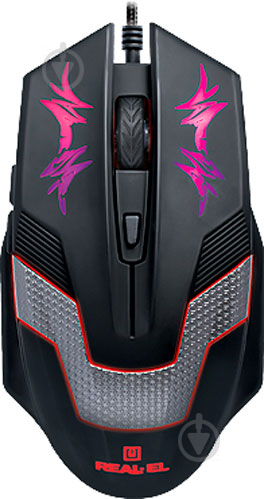 Мышь REAL-EL RM-510 Gaming black - фото 1