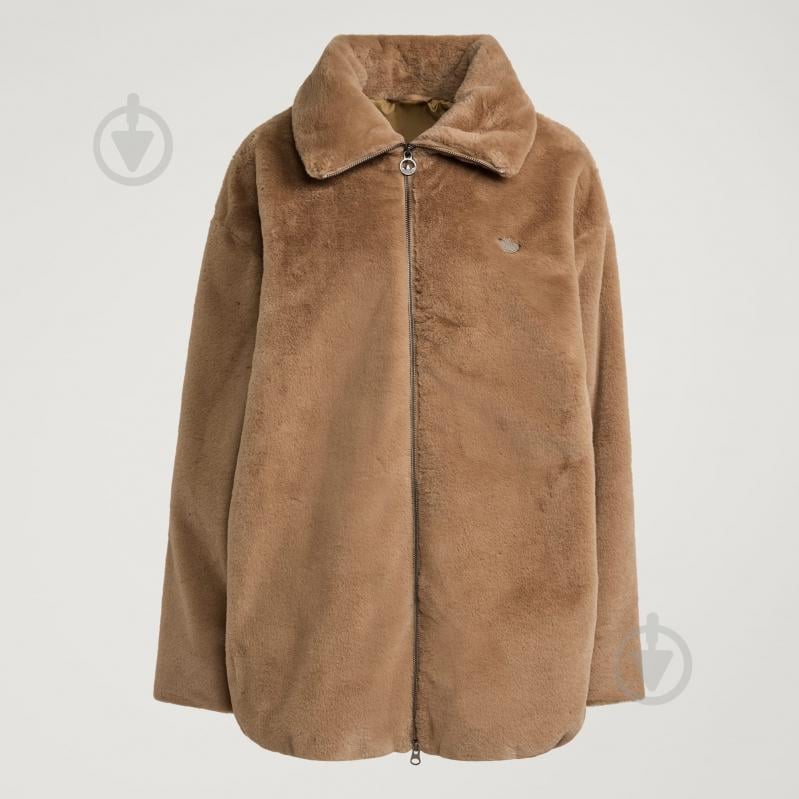 Куртка жіночий зимовий Adidas Fur Jacket JY2383 р.M коричневий - фото 10