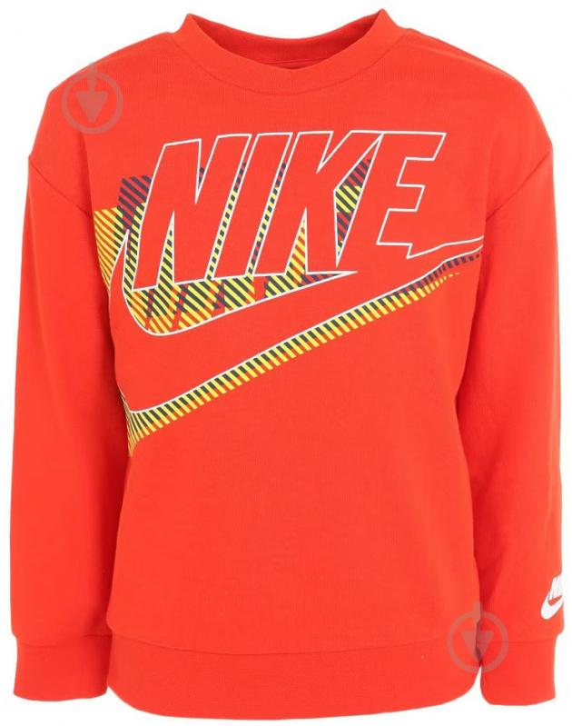 Свитшот Nike ACTIVE JOY FT CREW 86K464-R7O р.6 красный - фото 4