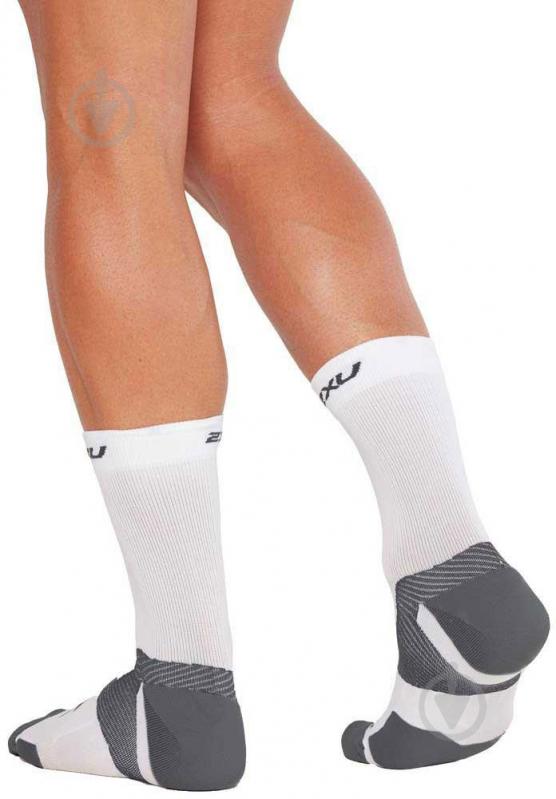 Шкарпетки Vectr Cushion Crew Socks UA5053e_WHT/BLK р.38-41,5 білий - фото 2