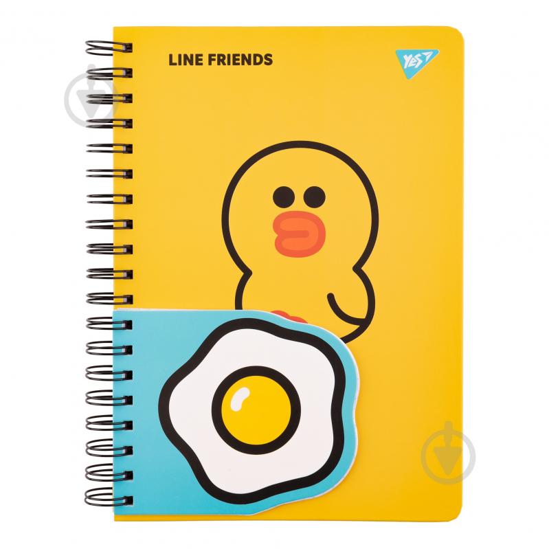 Блокнот YES 2 в 1 В5 В7 Line Friends Sally - фото 1
