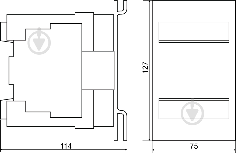 Электромагнитный пускатель Аско-Укрем ПМ 3-50 M7 230В (LC1-D5011) A0040010053 - фото 5