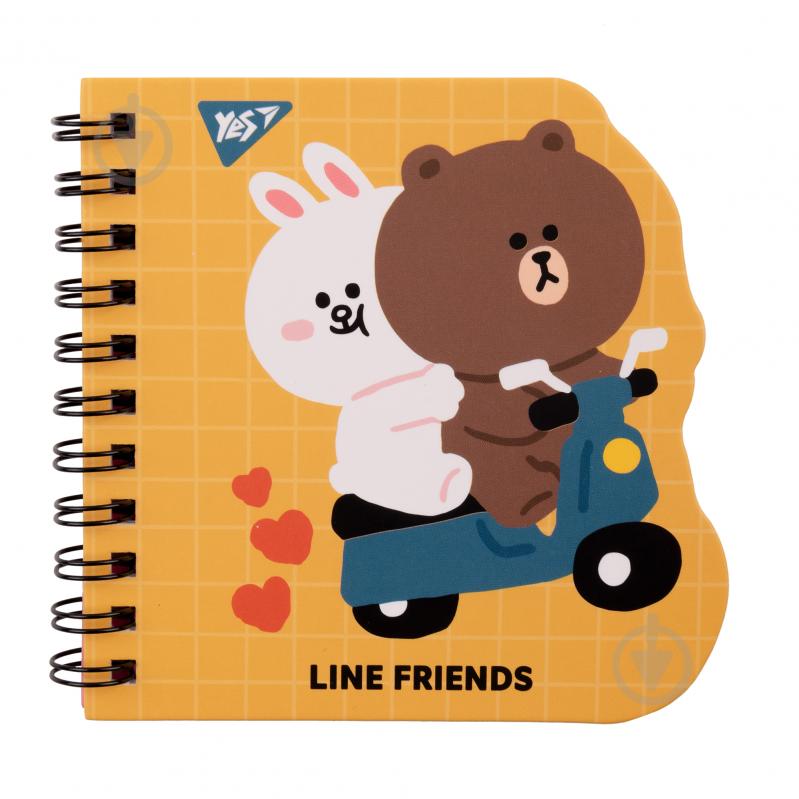 Блокнот YES Line Friends yellow - фото 1