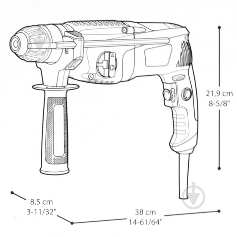 Перфоратор Crown CT18032 BMC - фото 8 Перфоратор Crown CT18032 BMC - фото 8