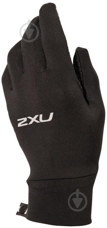 Варежки Run Glove UQ5340h_BLK/SIL р.L черный - фото 1