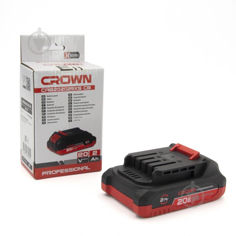 Аккумулятор Crown 20,0V 2Ah CAB202025XS - фото 3