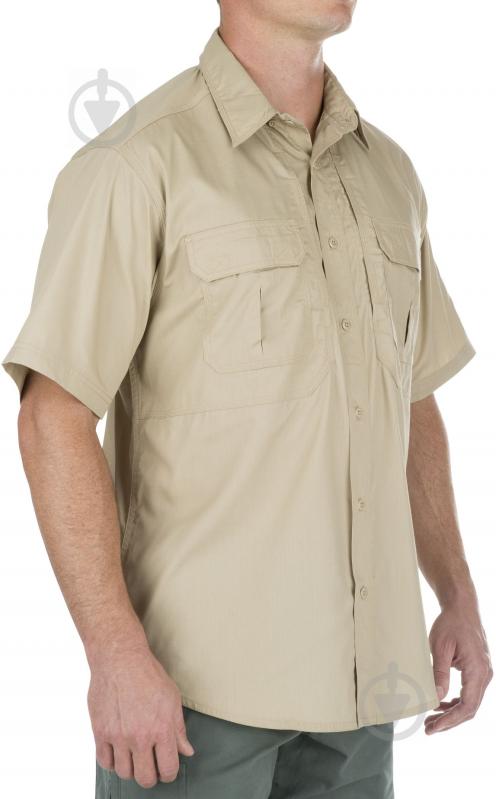 Сорочка 5.11 Tactical Tactical Taclite Pro Short Sleeve р. L TDU khaki 71175 - фото 2