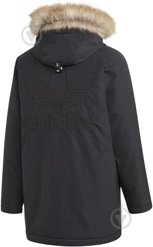 Куртка чоловіча зимова Adidas PAD FUR PARKA GE1312 р.S чорна - фото 5