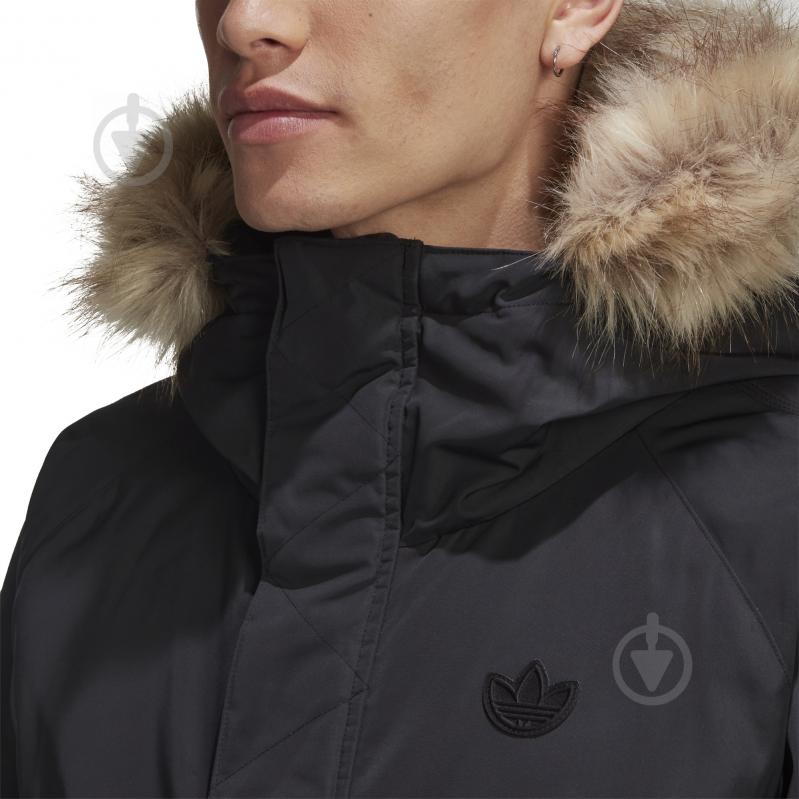 Куртка чоловіча зимова Adidas PAD FUR PARKA GE1312 р.S чорна - фото 9