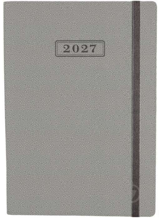 Щоденник датований лінія Optima Namib A5 2027 O25205-10 сірий - фото 1