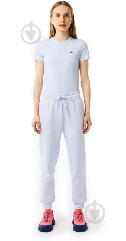 Брюки Lacoste COTTON JERSEY TRACKPANTS XF0343J2G р. 40 голубой - фото 4