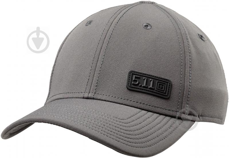 Кепка 5.11 Tactical Caliber A Flex Cap 89414 М/L сірий - фото 1