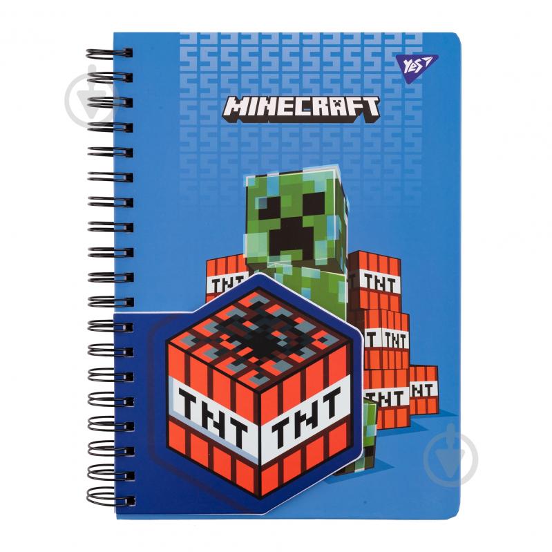 Блокнот YES 2 в 1 В5 В7 Minecraft TNT - фото 1