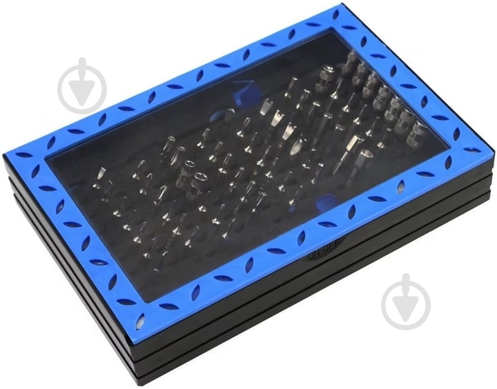 Викрутка зі змінними насадками King`sdun 63 в 1 Blue KS-8063 - фото 2