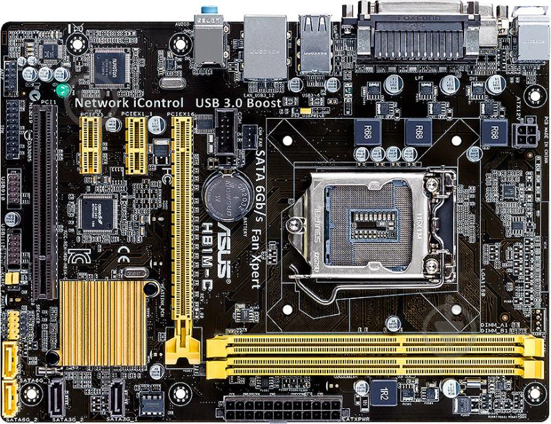 Материнська плата Asus H81M-C (Socket 1150, Intel H81, mirco ATX) - фото 1