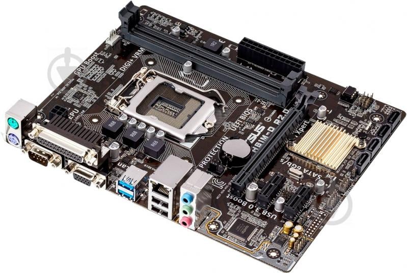 Материнская плата Asus H81M-D_R2.0 (Socket 1150, Intel H81, mirco ATX) - фото 3