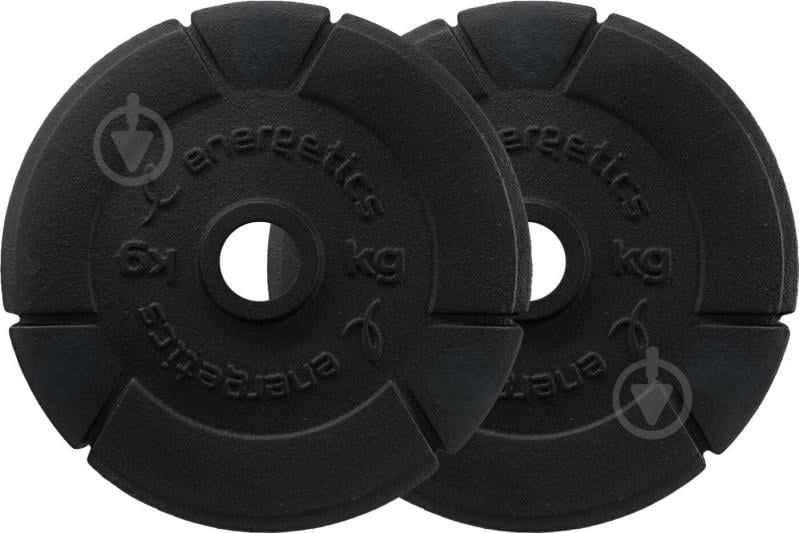 Набір Energetics Cast Iron Disc Pair 30 mm диски для грифа 2 шт. 2,5 кг 108792 - фото 1