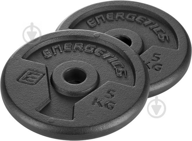 Набор Energetics Cast Iron Disc Pair 30 mm диски для грифа 2 шт. 5 кг 108792 - фото 1