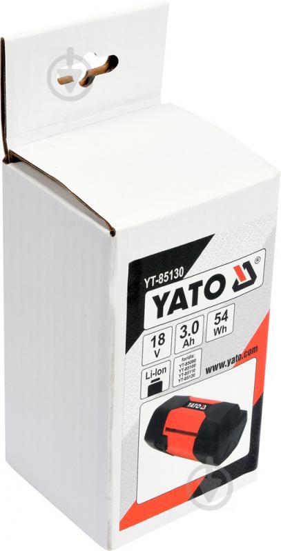 Батарея аккумуляторная YATO 18V, 3.0 А YT-85130 - фото 3