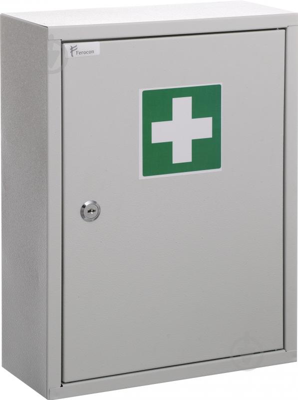 Металева шафа медична Ferocon АП-1-02 з двома поличками - фото 2 Металева шафа медична Ferocon АП-1-02 з двома поличками - фото 2