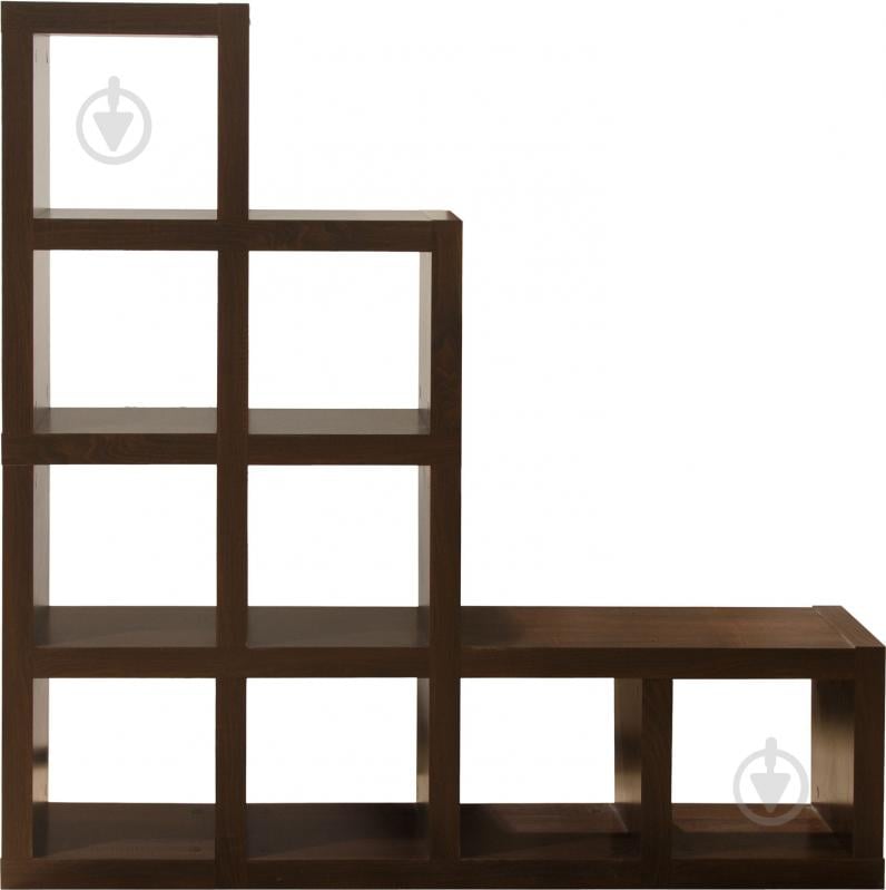 Стеллаж двухсторонний Inteo Кубус "Перегородка 1” 1442x1442x1442 мм венге (Прегородка) - фото 1