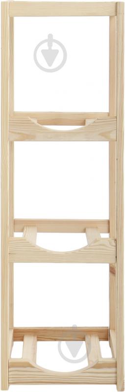 Стеллаж 1050x330x370 мм дуб дерево полки 4 шт. без покрытия - фото 2